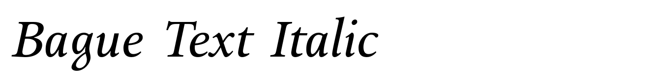Bague Text Italic